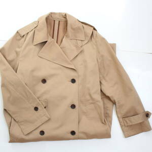 6(ROKU) COTTON SILK TRENCH COATトレンチコート36