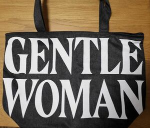 GENTLE WOMAN ジェントルウーマン トートバッグ カラー濃灰　約48cm