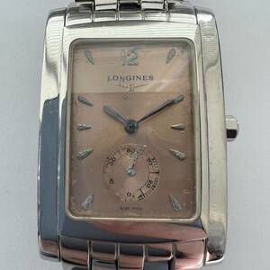 ★1円スタート★LONGINES ロンジン ドルチェビータ メンズ 腕時計 L5.655.4 クォーツ 不動 ジャンク ベルト純正 シルバーカラー 中古品