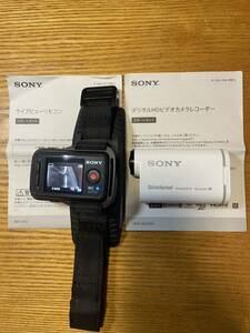 デジタルHDビデオカメラレコーダー SONY HDR-AS200V ライブビュ-リモコン RM -LVR2