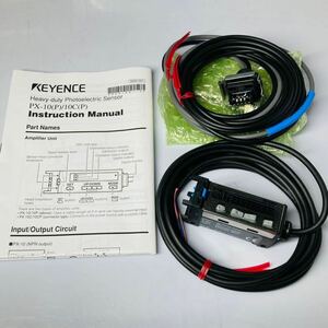 ★送料無料★KEYENCE 耐油/防水型光電センサ アンプユニットPX-10 透過型センサヘッド PX-H72 キーエンス 未使用品