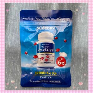 新品 未開封 サントリー オメガエイド 機能性表示食品 オメガ脂肪酸 オメガ3 サプリメント サプリ 180粒入 約30日分