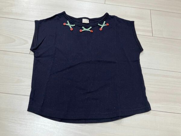 美品 petitmain ノースリーブTシャツ