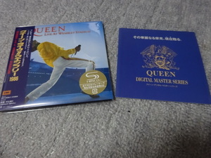 初回生産限定 紙ジャケ 2枚組SHM-CD「Live At Wembley Stadium / クイーン・ライヴ!!　ウエンブリー1986」新品 クイーン おまけ付 Queen