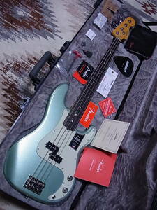 Fender American Professional II Precision Bass Rosewood Mystic Surf Green 中古美品