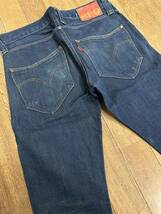 名作 本物 美品 LEVI'S RED リーバイスレッド デニム ジーンズ W26 L30_画像4