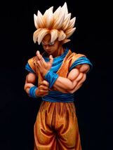 ドラゴンボール 孫悟空 フィギュア リペイント 台座制作 ドラゴンボールZ SOLID EDGE WORKS THE出陣1 超サイヤ人孫悟空 DRAGON BALL_画像10