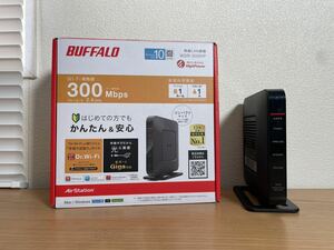 BUFFALO 無線LAN親機 WSR-300HP 2台セット 動作未確認 現状 無線LANルーター バッファロー Wi-Fi Giga 光 スマホ iPhone Windows Mac