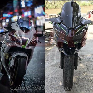 新品 カワサキニンジャZX-6R ZX-10R ZX-14R 汎用 カウル フェアリング ウィング スポイラー カーボン ホンダ ヤマハ スズキ カワサキ BMWの画像5