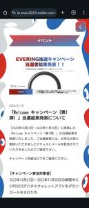 【3/31迄・即通知】EVERING エブリング リングサイザー ウェルカムリング クーポンコード通知 匿名取引 VISAタッチ決済 スマートリング ⑤