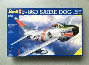 【廃番・完全密封新品】ドイツレベル 04502 1/48 セーバー F86D SABRE DOG