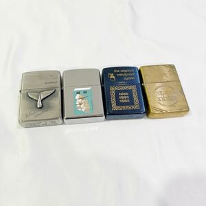 【4点セット】 ZIPPO ジッポー ライター まとめ売り 喫煙具 60サイズ（45）