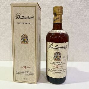 【新品未開栓】 BALLANTINE'S VERY OLD 30年 バランタイン ベリー オールド スコッチ ウイスキー 750ml 43% 箱入 古酒 80サイズ（128）