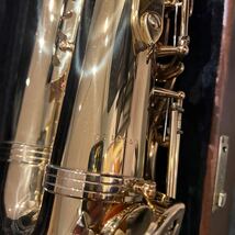 【美品 使用少なめ】 ORIENT オリエント テナーサックス 管楽器 ハードケース 付属品付き 160サイズ（84）_画像9