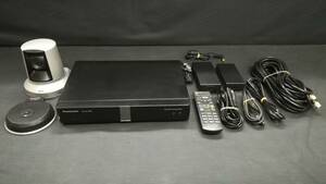 ☆Panasonic ビデオ会議システム KX-VC1300J マイク[KX-VCA001]、カメラ[GP-VD131]/動作品