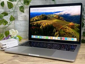 【美品♪】MacBook Pro 2020 A2338[Apple M1 3.2GHz/RAM:16GB/SSD:512GB/13.3インチ]Mac OS Sonoma 動作品a シルバー