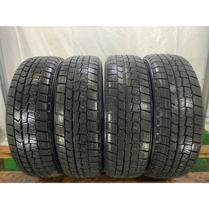 2020年製 8～9分山 ダンロップ WINTERMAXX WM02 165/55R15 75Q 4本/札幌市手渡し可/中古スタッドレスタイヤ(冬タイヤ) キャスト等 A1_64