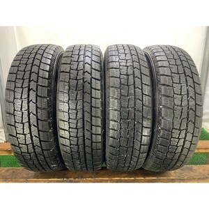 2022年製 8～9分山 ダンロップ WINTERMAXX WM02 165/65R14 79Q 4本/札幌市手渡し可/中古スタッドレスタイヤ(冬タイヤ) ルーミー等 A2_60