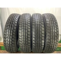 2021年製 9.5分山 ダンロップ WINTERMAXX WM02 145/80R13 75Q 4本/札幌市手渡し可/中古スタッドレスタイヤ(冬タイヤ) 現状販売 A3_Q_53_画像1