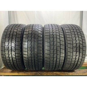 2021年製 9～9.5分山 ダンロップ WINTERMAXX WM02 215/50R17 91Q 4本/札幌市手渡し可/中古スタッドレスタイヤ(冬タイヤ) リーフ等 T_106