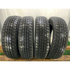 2021年製 9分山 ダンロップ WINTERMAXX WM02 155/65R14 75Q 4本/札幌市手渡し可/中古スタッドレスタイヤ(冬タイヤ) タント等 E1_Q_56