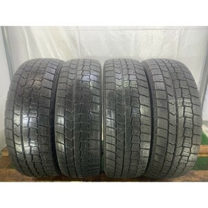 2021～2022年製 8～9分山 ダンロップ WINTERMAXX WM02 185/60R15 84Q 4本/札幌市手渡可/中古スタッドレスタイヤ(冬タイヤ) アクア等 C1_73