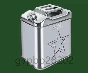 * shop manager special selection * diesel . gasoline carrying can stainless steel gasoline tank drum can gasoline gasoline carrying can vertical stainless steel gasoline carrying can [30L]