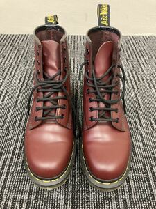 ドクターマーチン Dr.Martens ブーツ ショートブーツ 1460 8ホール スムースレザー シューズ UK6 ボルドー