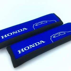 【送料無料】ホンダ純正 シートベルト パッド ２個入り ★ブルー★ HONDA GENUINE ACCESSORIES 正規品 シートベルトカバーの画像1