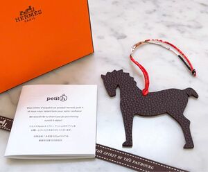 HERMES エルメス petith プティアッシュ シュヴァル　チャーム 馬♪