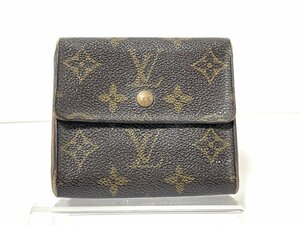 【中古】LOUIS VUITTON LV　ルイヴィトン　モノグラム　ポルトフォイユエリーズ　財布