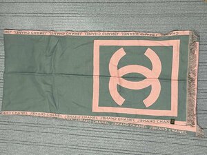 【中古】CHANEL シャネル　マフラー　カシミア混