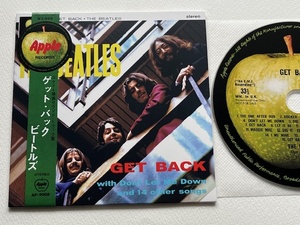 紙ジャケ/GET BACK/Glyn Johns FINAL MIX★ゲット・バック/グリン・ジョンズ/ファイナル・ミックス★THE BEATLESビートルズ★紙ジャケット