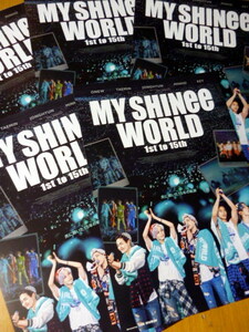 MY SHINee WORLD 　映画　　チラシ　　５枚セット