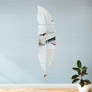 ウォールミラー 壁掛け鏡 壁掛けミラー 姿見 リビング 浴室 シルバー 縦120cm×横30cm