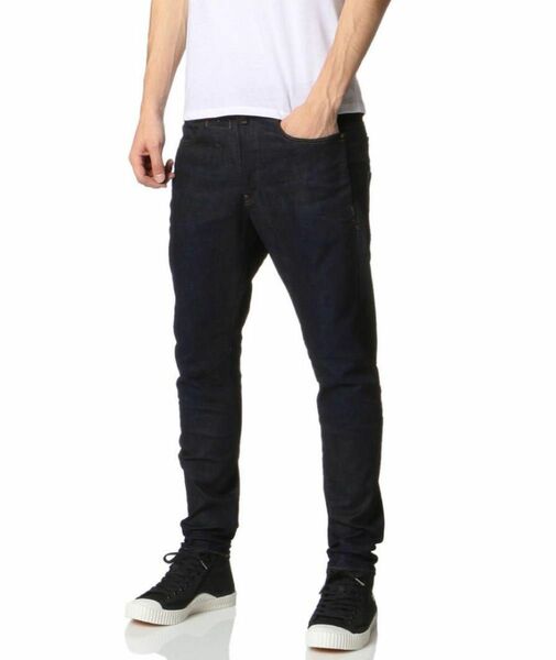 G-STAR RAW D-STAQ 3D SUPER SLIM JEANS スーパースリムバイザーストレッチデニムパンツ 1度のみ