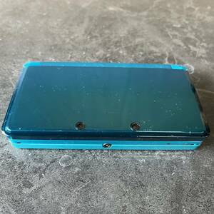 ☆動作品 Nintendo 任天堂 ニンテンドー 3DS CTR-001(JPN) ゲーム機 アクアブルー 本体のみ(中古品/現状品/保管品)☆