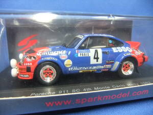 Night Ver.■1/43■ポルシェ 911 SC #4■WRC 1982 モンテカルロ4位■S4026■未開封美品■ESSO