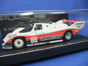 IN MEMORY OF ボブ・ウォレック■カーティマ特注■1/43■ポルシェ 962 #86■1986 IMSA マイアミ Winner■CA-WOL-13■ケース未開封