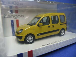 モーターファン特注■1/43■ルノー カングー 1.6 (初代後期型日本仕様) 黄色■Renault Kangoo■2007年型■FS29■未開封