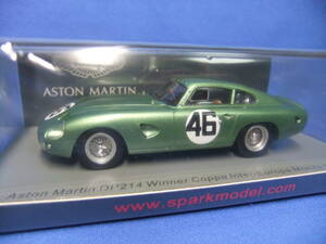 DB4GTベース/レース用ワークスカー■1/43■アストンマーチン DP214 #46■1963 インターヨーロッパカップ モンツァ Winner■未開封品