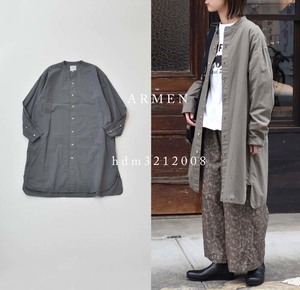 ARMEN アーメン 40'S POPLIN ユーティリティ ロングシャツ UTILITY #20