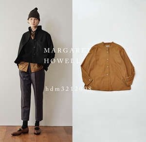 MARGARET HOWELL マーガレットハウエル COTTON SILK OXFORD ブラウス