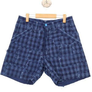 Porter Classic / HAWAIIAN DENIM ポーター クラシック ハワイアン デニム パッチワーク ショーツ ショートパンツ 表記サイズS