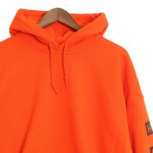 HWY / CAL-TRANS HOODIE ハイウェイ スウェット パーカー フーディ オレンジ 表記サイズXLの画像3