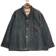 世界6000点限定 LEVI'S × VISIONAIRE 31BLUE リーバイス ヴィジョネア サックコート デニムジャケット 表記サイズ36_画像1