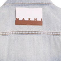 未使用品 MARNI / DAISY BLEACH DENIM TRUCKER JACKET マルニ デイジー ブリーチ デニム トラッカー ジャケット 表記サイズ46_画像6