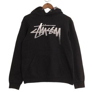 STUSSY ステューシー ロゴ プリント スウェット パーカー フーディ 表記サイズM