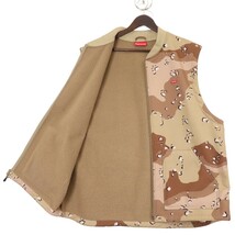 Supreme / 22FW WINDSTOPPER Work Vest シュプリーム ウインドストッパー ワークベスト Chocolate Chip Camo 表記サイズXXL_画像3