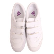 未使用品 adidas / BRASIC 3 VELCRO アディダス ベーシック 3 ベルクロ レザー スニーカー 表記サイズ12 / 30cm_画像3